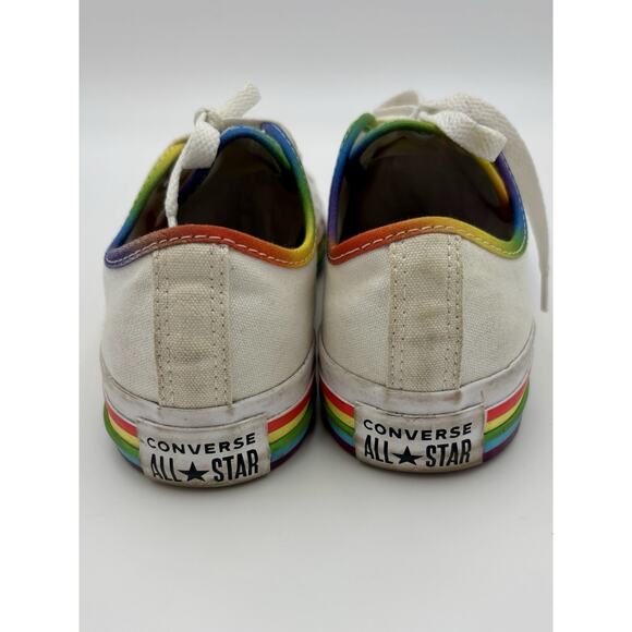 Converse Chuck Taylor All Stars White Rainbow Sole Womens Size 7 - Picture 4 of 16